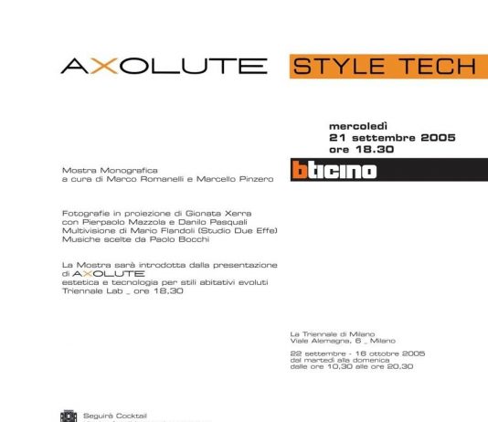 BTicino – Axolute Style Tech BTicino – Axolute Style Tech