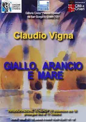 Claudio Vigna – Giallo, arancio e mare