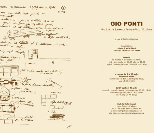 Gio Ponti a Sorrento: le superfici, il colore