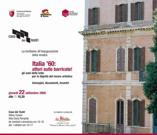 Italia ’60: attori sulle barricate!