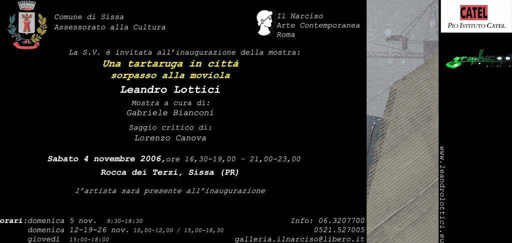 Leandro Lottici – Una tartaruga in cittàhttps://www.exibart.com/repository/media/eventi/2005/09/leandro-lottici-8211-una-tartaruga-in-città.jpg