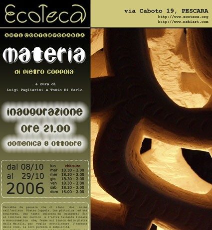 Pietro Coppola – Materia