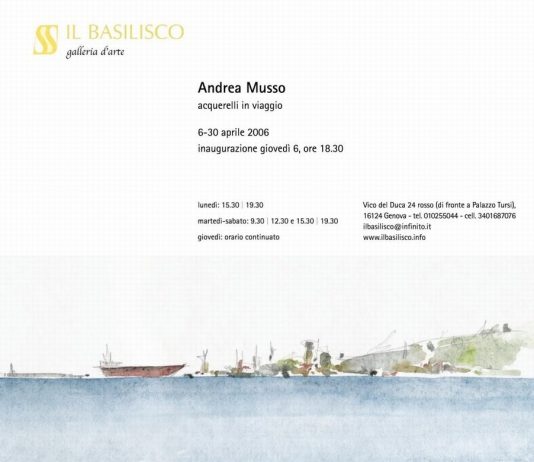 Andrea Musso – Acquerelli in viaggio