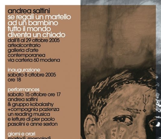 Andrea Saltini – Se regali un martello ad un bambino tutto il mondo diventa un chiodo