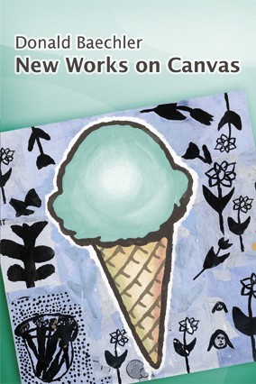 Donald Baechler – New Works on Canvas
