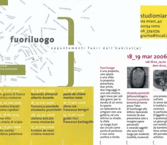 fuoriluogo – Elisabetta Pizzichetti / Francesca Povoledo