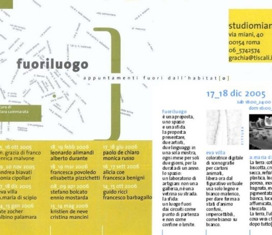 fuoriluogo – Eva Villa / Annamaria di Scipio