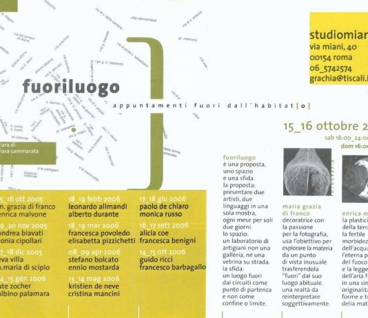 fuoriluogo – Maria Grazia Di Franco / Enrica Malvone