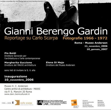 Gianni Berengo Gardin – Reportage su Carlo Scarpa Gianni Berengo Gardin – Reportage su Carlo Scarpa