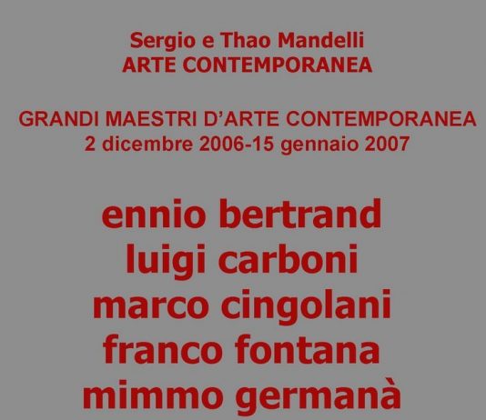 Grandi maestri d’arte contemporanea