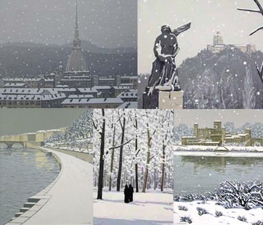 Guglielmo Marchisio – Torino sotto la neve