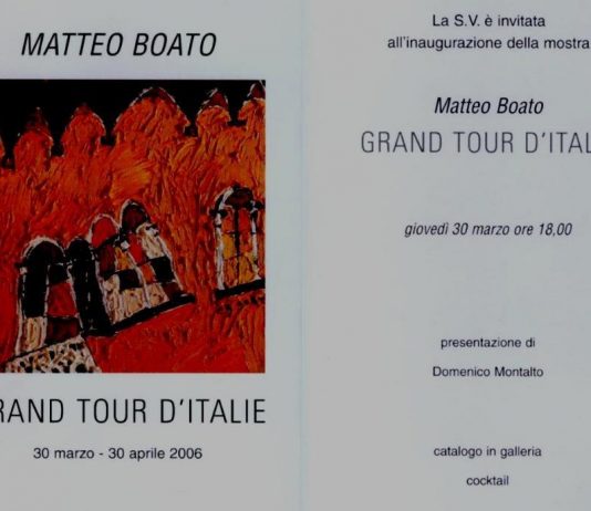 Matteo Boato – Grand tour d’Italie Matteo Boato – Grand tour d’Italie