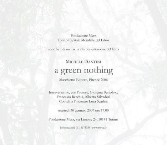 Michele Dantini – A Green Nothing