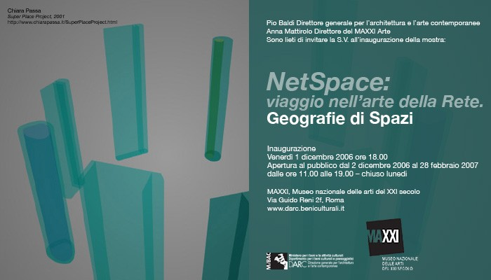 NetSpace: viaggio nell’arte della Rete – Geografie di Spazi