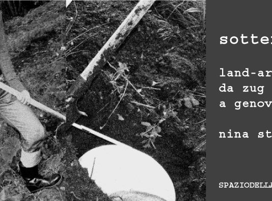Nina Stähli – sotterraneo  >>  land art  >>  da zug  >>  a genova