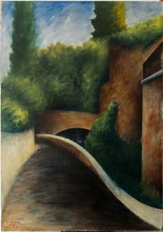 Paesaggio tra metafisica e sogno