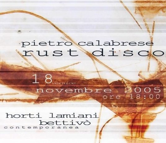 Pietro Calabrese – Rust discount