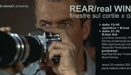 Rear/Real Window: Finestre sul cortile x cinque dj
