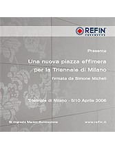 Una nuova piazza effimera per la Triennale di Milano