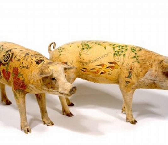 Wim Delvoye – Et voilà les cochons