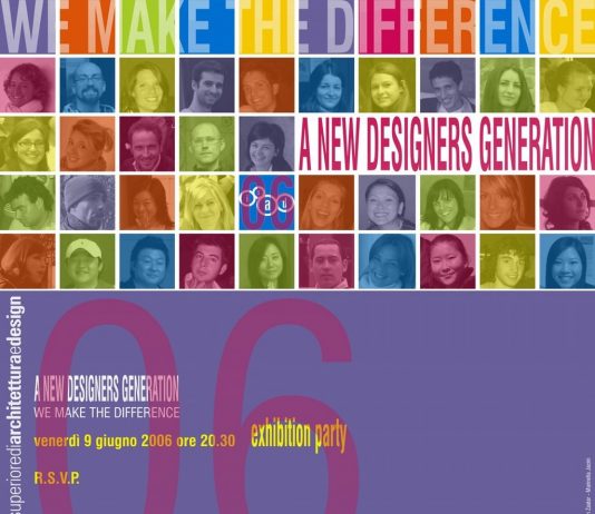 A new designers generation: we make the difference A new designers generation: we make the difference