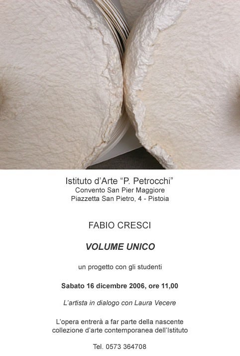 Fabio Cresci – Volume Unicohttps://www.exibart.com/repository/media/eventi/2005/11/fabio-cresci-8211-volume-unico.jpg
