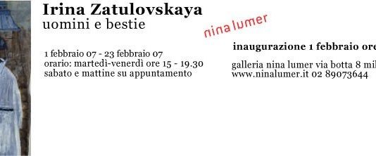 Irina Zatulovskaya – Uomini e bestie