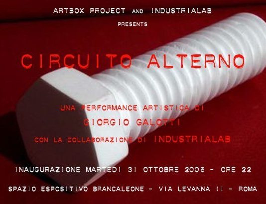 Giorgio Galotti – Circuito alterno Giorgio Galotti – Circuito alterno