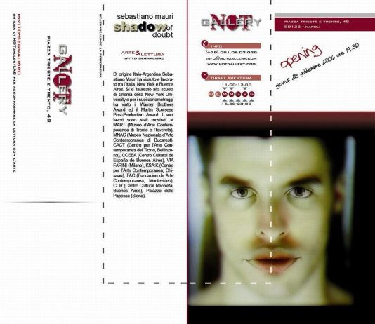 Sebastiano Mauri – Shadow of doubt Sebastiano Mauri – Shadow of doubt