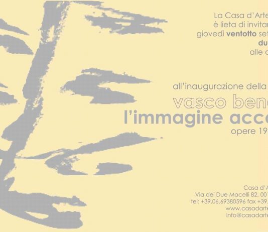 Vasco Bendini – L’immagine accolta