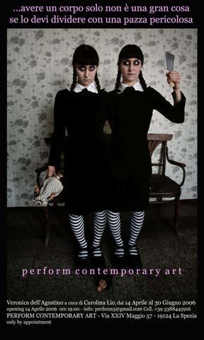 Veronica dell’Agostino – …avere un corpo solo non è una gran cosa se lo devi dividere con una pazza pericolosahttps://www.exibart.com/repository/media/eventi/2006/01/veronica-dell8217agostino-8211-…avere-un-corpo-solo-non-è-una-gran-cosa-se-lo-devi-dividere-con-una-pazza-pericolosa.jpg