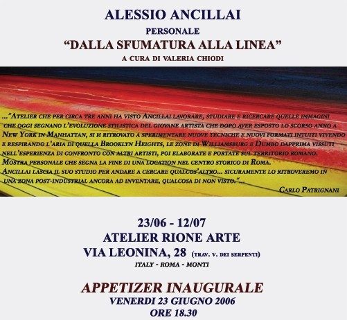 Alessio Ancillai – Dalla sfumatura alla linea