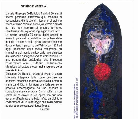 Giuseppe De Bartolo – Spirito e materia