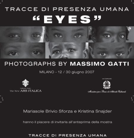 Massimo Gatti – Tracce di presenza umana. Eyes