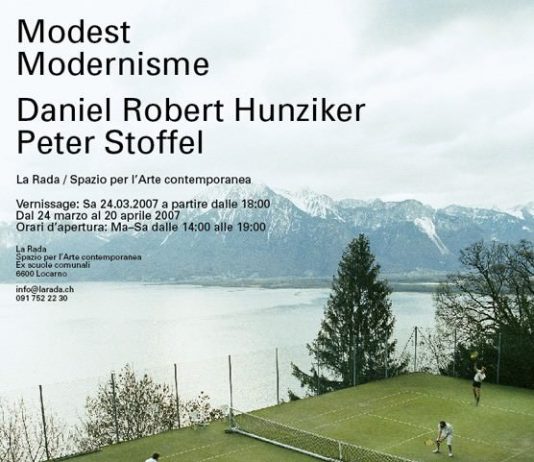Daniel Robert Hunziker e Peter Stoffel – Modest Modernisme Daniel Robert Hunziker e Peter Stoffel – Modest Modernisme
