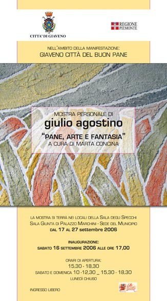 Giulio Agostino – Pane, Arte e Fantasiahttps://www.exibart.com/repository/media/eventi/2006/09/giulio-agostino-8211-pane-arte-e-fantasia.jpg