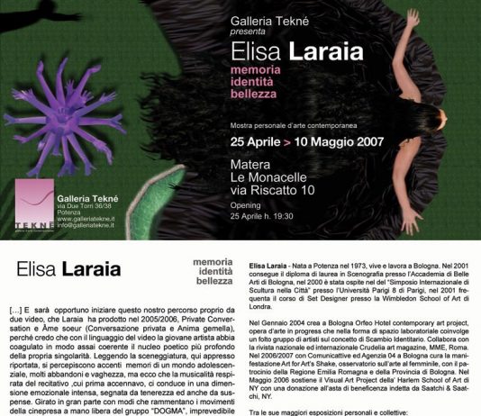 Elisa Laraia – Memoria, Identità, Bellezza