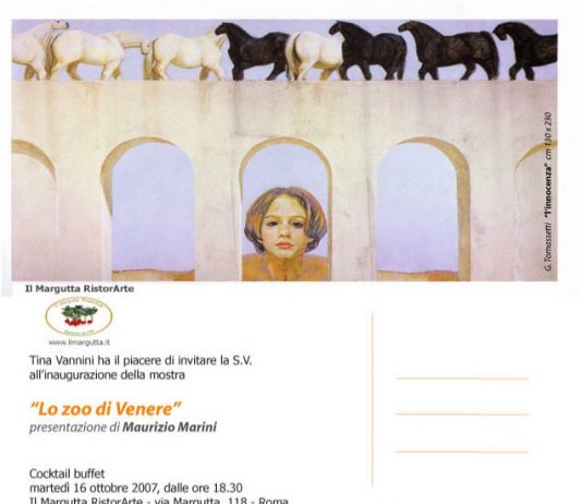 Giampaolo Tomassetti – Lo zoo di Venere