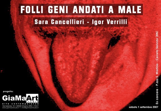 Sara Cancellieri / Igor Verrilli – Folli geni andati a malehttps://www.exibart.com/repository/media/eventi/2007/08/sara-cancellieri-igor-verrilli-8211-folli-geni-andati-a-male.jpg
