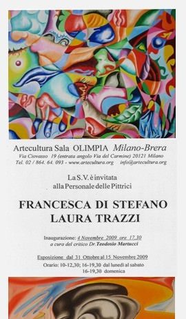 Francesca Di Stefano / Laura Trazzi – Nello spazio il dinamismo del colore. Sinergie di luce generativa
