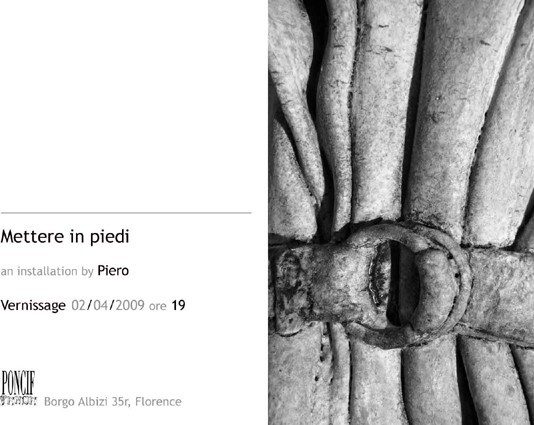 Piero – Mettere in Piedi