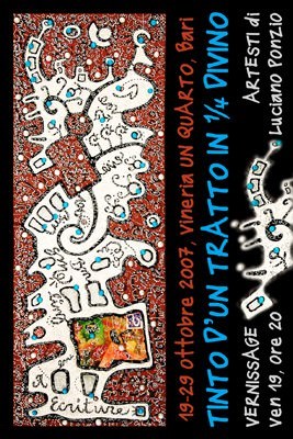 Luciano Ponzio – Tinto d’un tratto in un quarto di vino