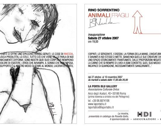 Rinedda (Rino Sorrentino) – Animali fragili Rinedda (Rino Sorrentino) – Animali fragili