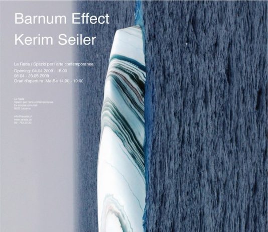 Kerim Seiler – Barnum Effect. Il mare mi ha rifiutato