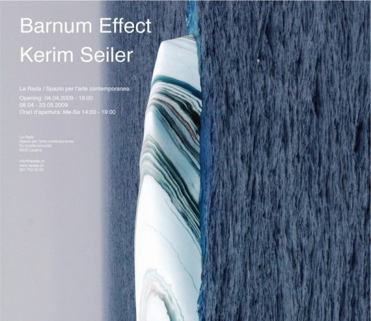 Kerim Seiler – Barnum Effect. Il mare mi ha rifiutato Kerim Seiler – Barnum Effect. Il mare mi ha rifiutato