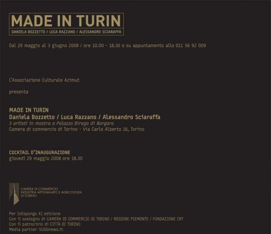Daniela Bozzetto/Luca Razzano/Alessandro Sciaraffa – Made in Turin