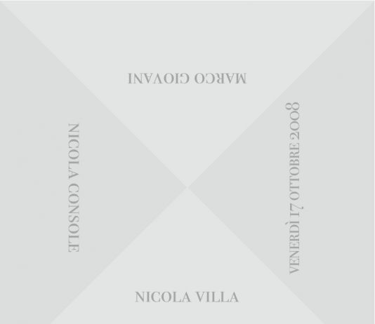 Nicola Console / Marco Giovani / Nicola Villa