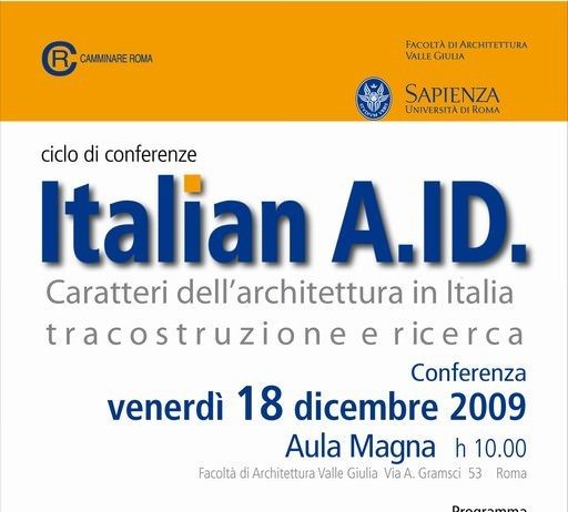 Italian A.ID. – Caratteri dell’Architettura in Italia tra Costruzione e Ricerca