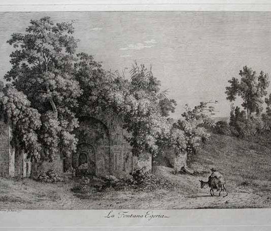 Incisioni pittoriche di vedute italiane