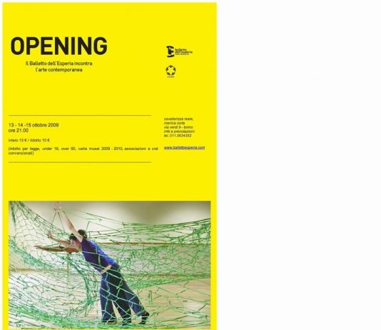 Opening. il Balletto dell’Esperia incontra l’arte contemporanea